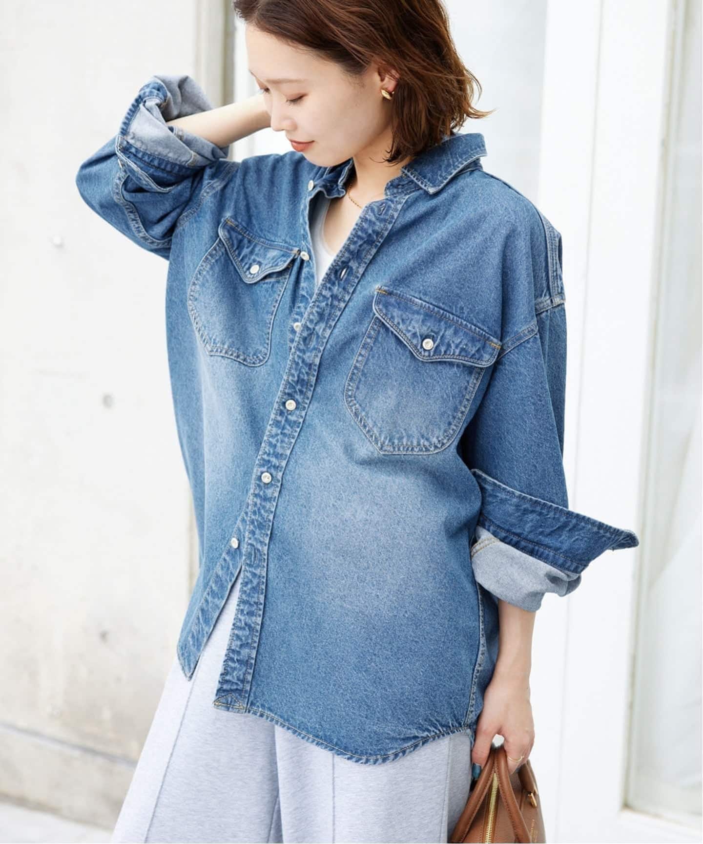 WEB限定/追加4予約》LE DENIM BDUデニムシャツ（シャツ／ブラウス