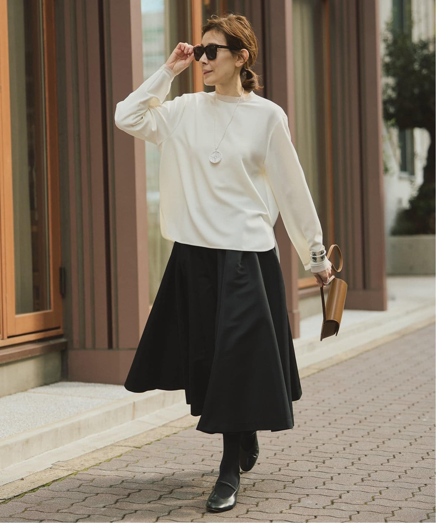 Minimal Double Cross ブラウス（シャツ／ブラウス）｜VERMEIL par