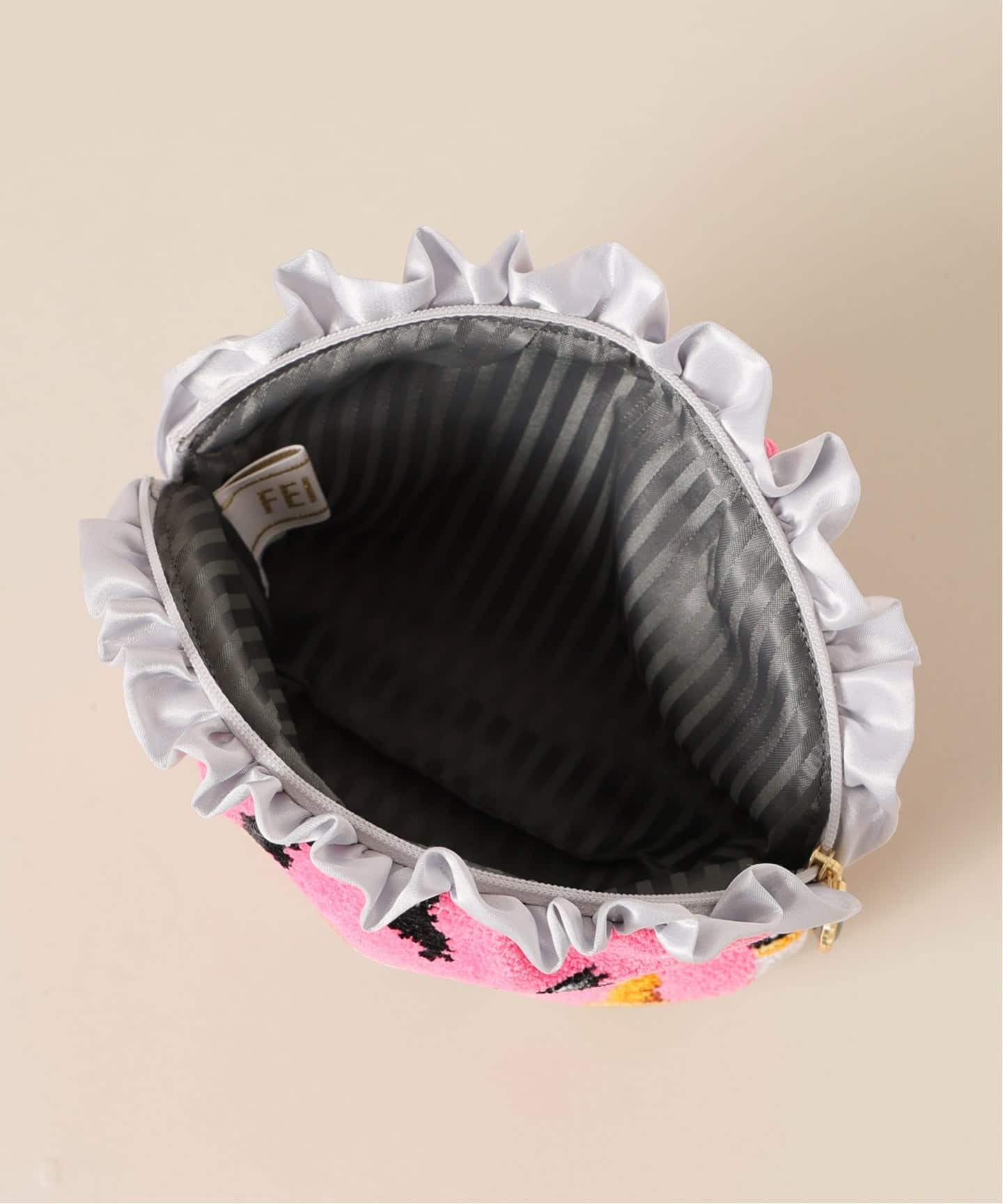 FEILER/フェイラー】別注 ROSE IENA フリルシェルポーチ（ポーチ