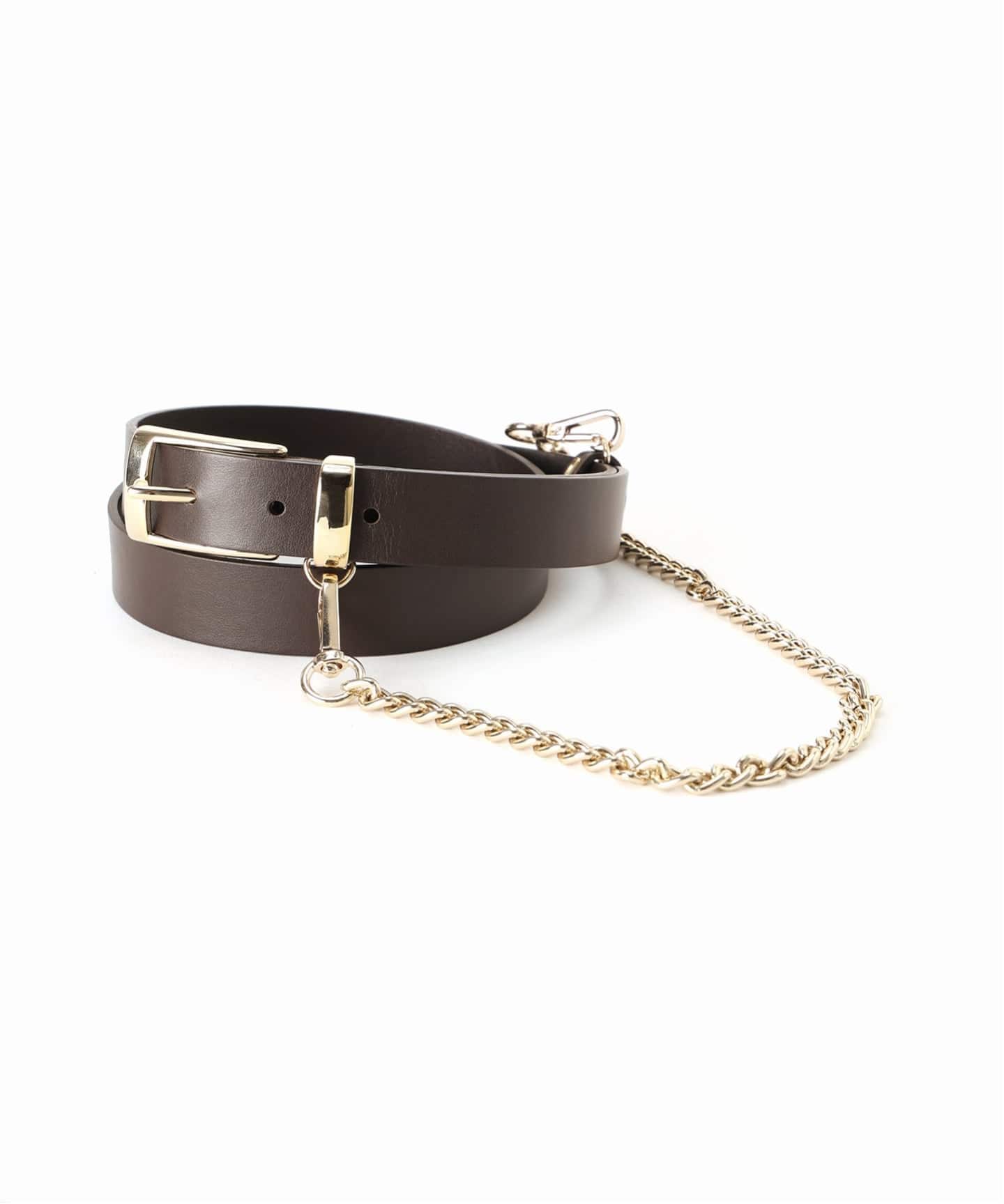 LEFIJE/レフィエ】別注2way chain leather belt（ベルト）｜AP STUDIO