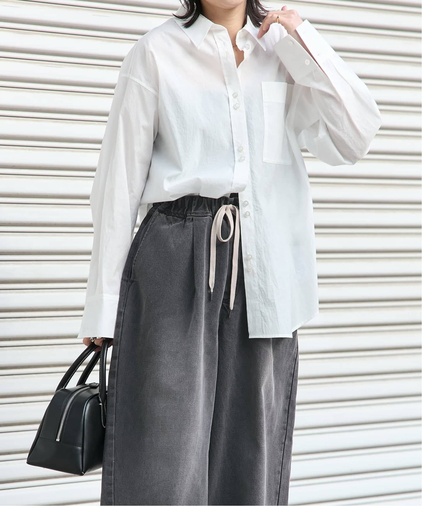 追加》イージーデニムワイドパンツ（デニムパンツ・ジーンズ