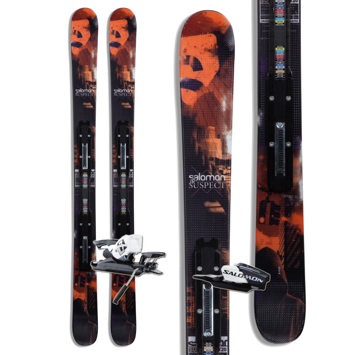 Salomon Suspect Jr Skis + L7 Bindings - Youth - Boy's 2013 | evo