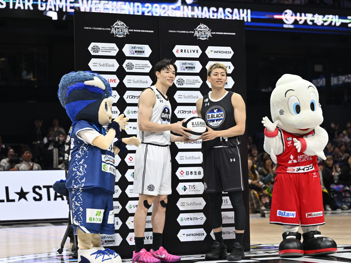 長崎ヴェルカの馬場選手から名古屋ダイヤモンドドルフィンズの今村選手