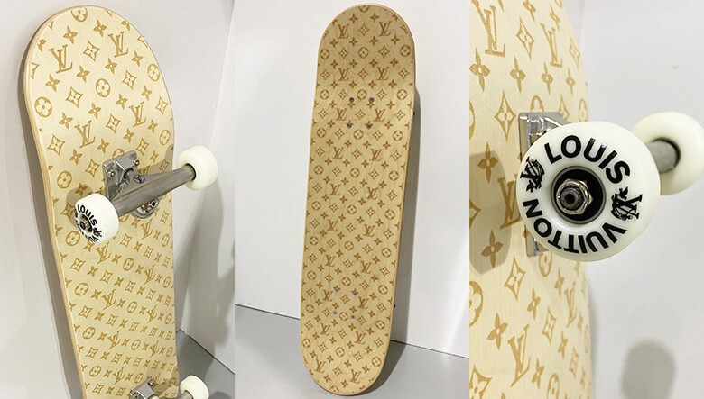 ルイ・ヴィトンのスケートボード登場。入手の権利はトリックをキメる