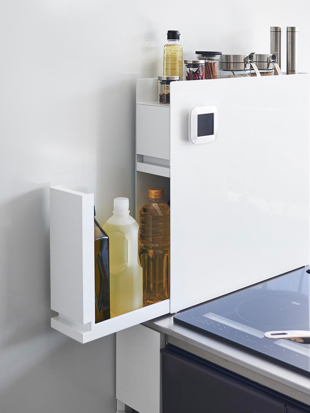 tower ｜ 隠せる調味料ラック タワー 2段 ｜ 山崎実業