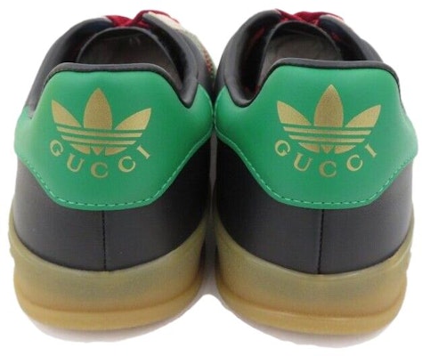 W) Gucci×adidas ガゼル ローカット (黒/緑/赤) 726488-AAA43-9549を
