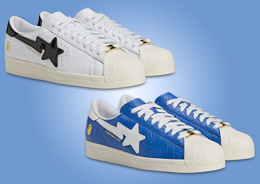 The BAPE x adidas Superstar Pack Releases April 2025
