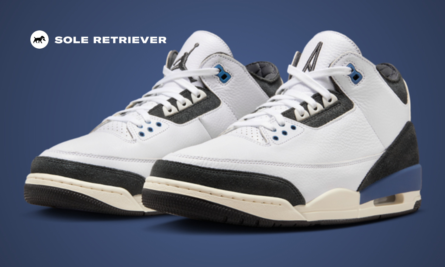 The A Ma Maniere x Air Jordan 3 Retro OG SP Diffused Blue Releases