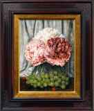 山中雅彦「牡丹」油彩 SM :: 絵画買取・販売 - シバヤマ