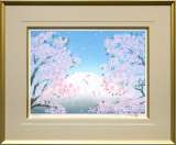 中島千波「櫻樹瑤春」シルクスクリーン＋本金箔 :: 絵画買取・販売