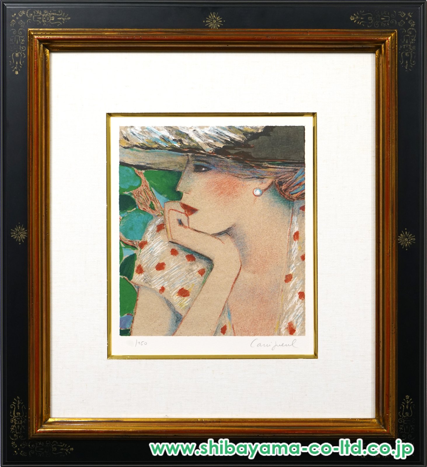 ジャン＝ピエール・カシニョール「プロフィール・蒼い夕暮れ