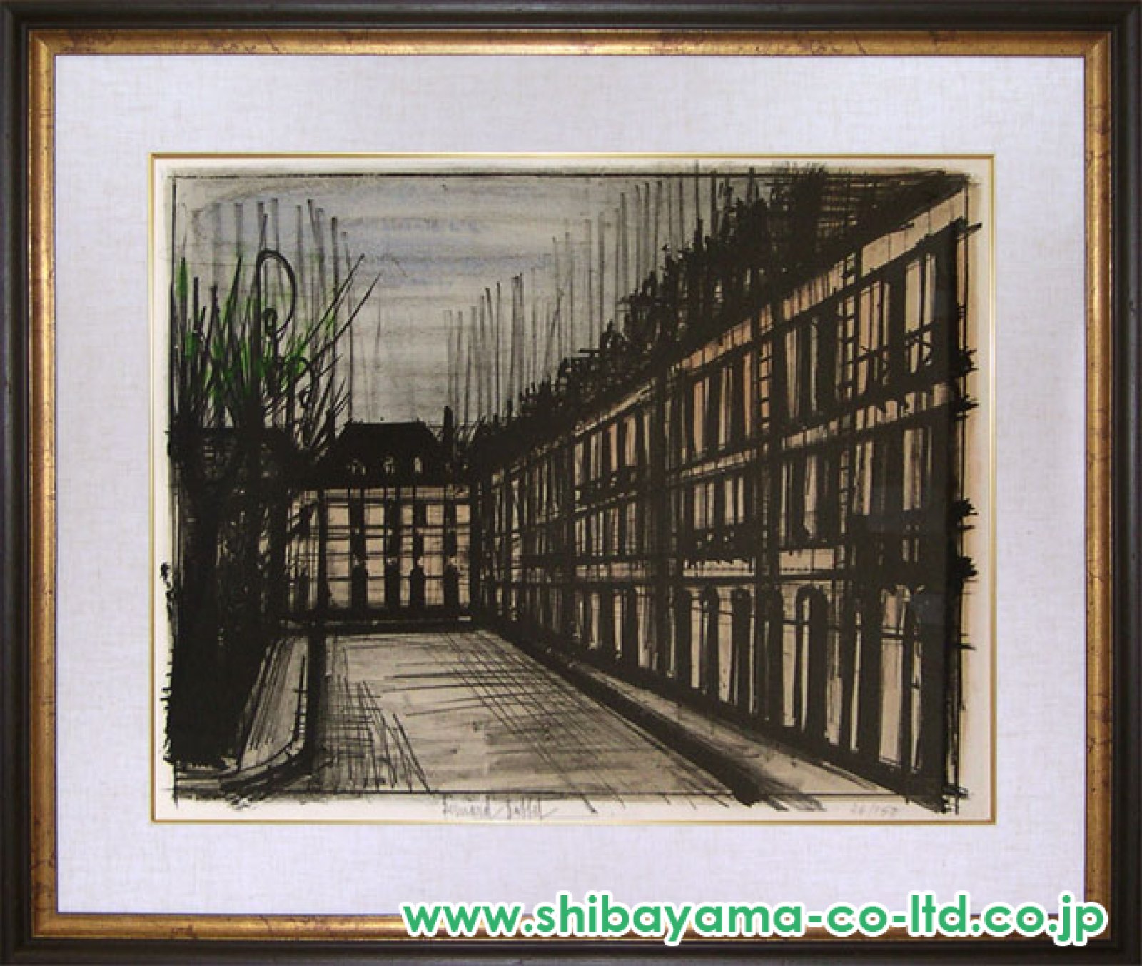 ベルナール・ビュッフェ「パリ・シリーズ (Album Paris)より