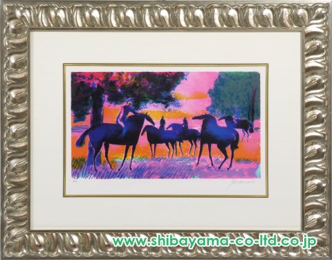 ポール・ギヤマン「乗馬」リトグラフ :: 絵画買取・販売 - シバヤマ