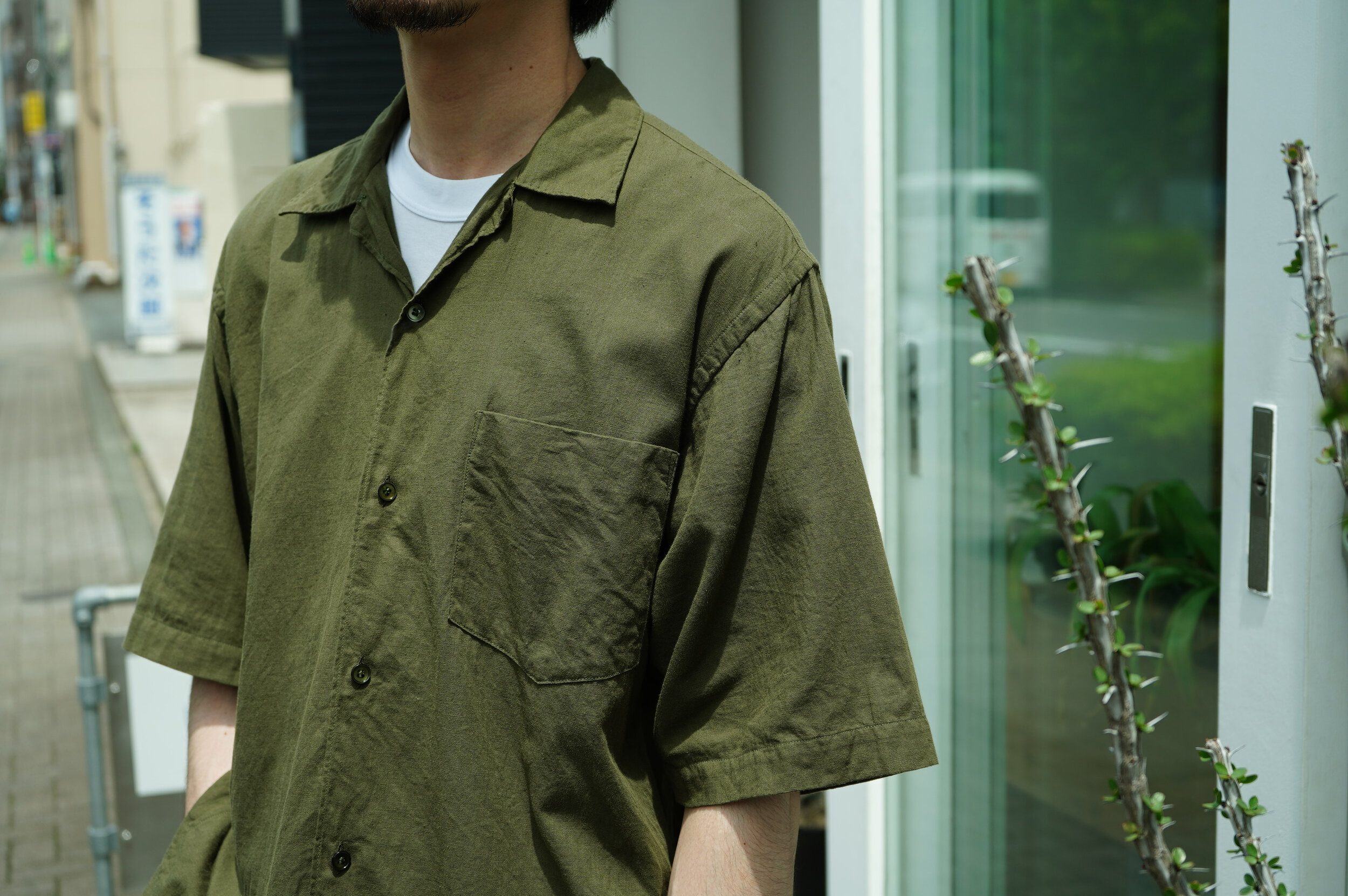 COMOLI ベタシャン オープンカラーシャツ — TF Blog