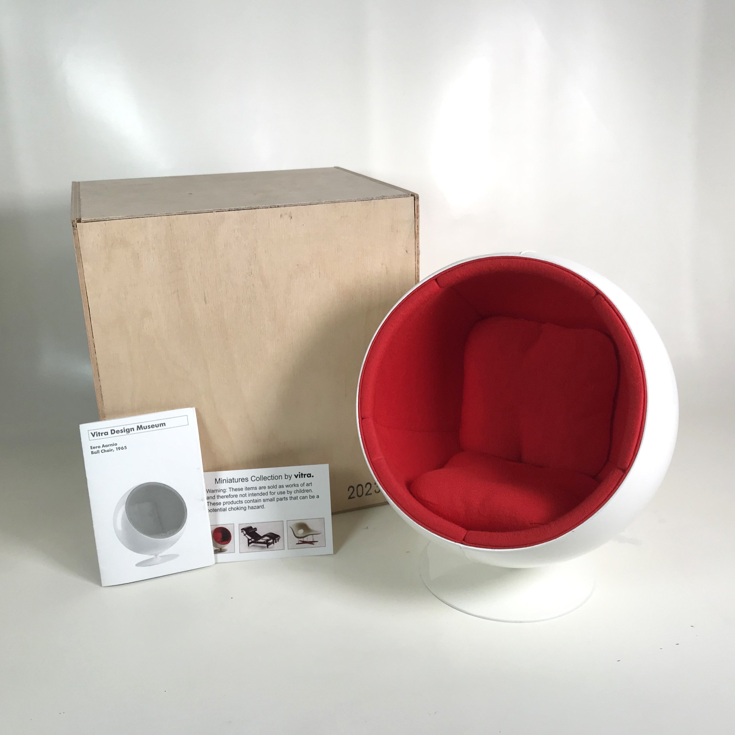 Vitra Design Museum Miniature Eero Aarnio Ball Chair (1965) — Ardesh