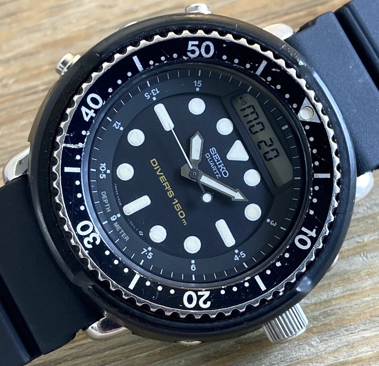 1983 Seiko H558-5000 Ana/Digi Quartz 150m Pro Diver “Arnie”