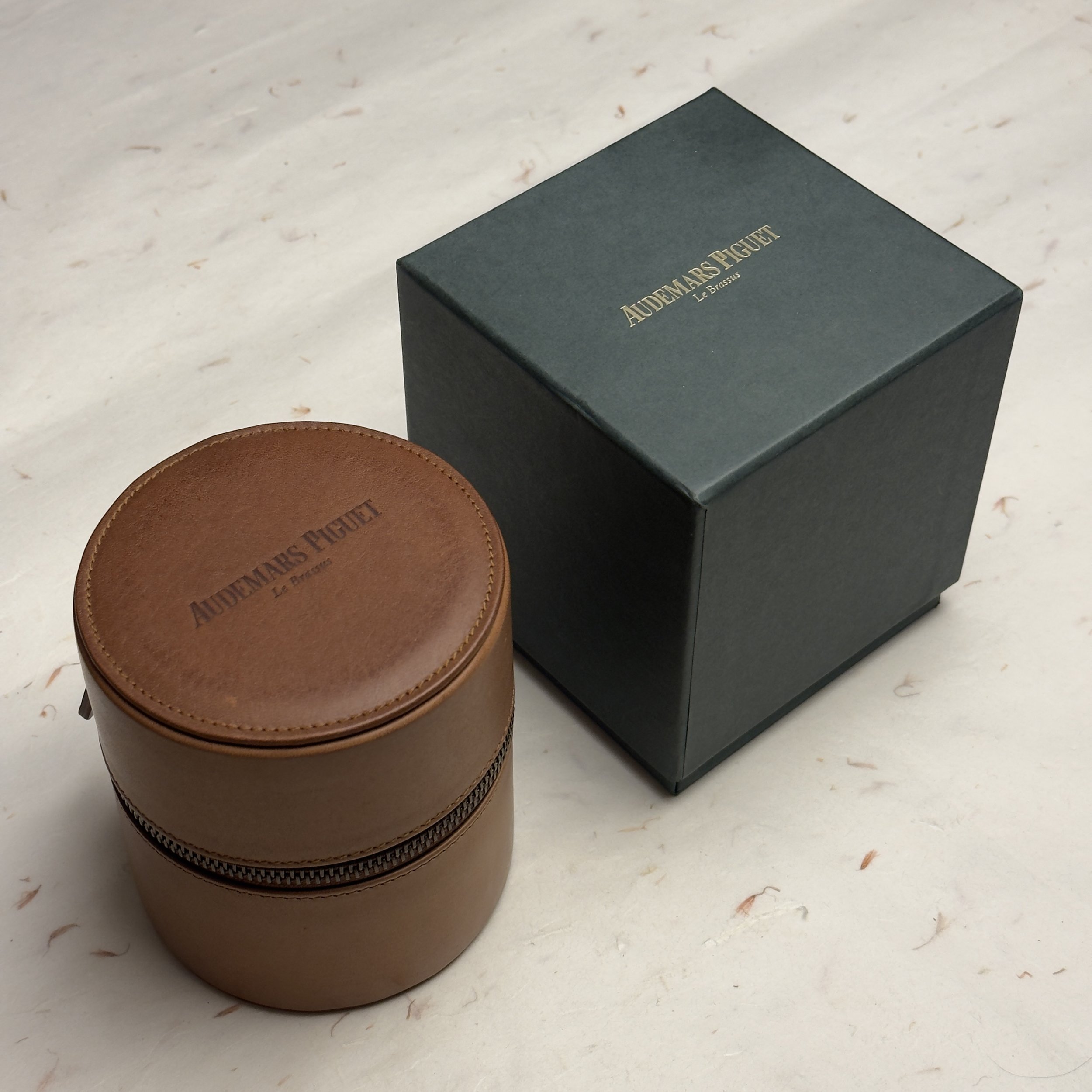 Audemars Piguet Brown Leather Watch Travel Case