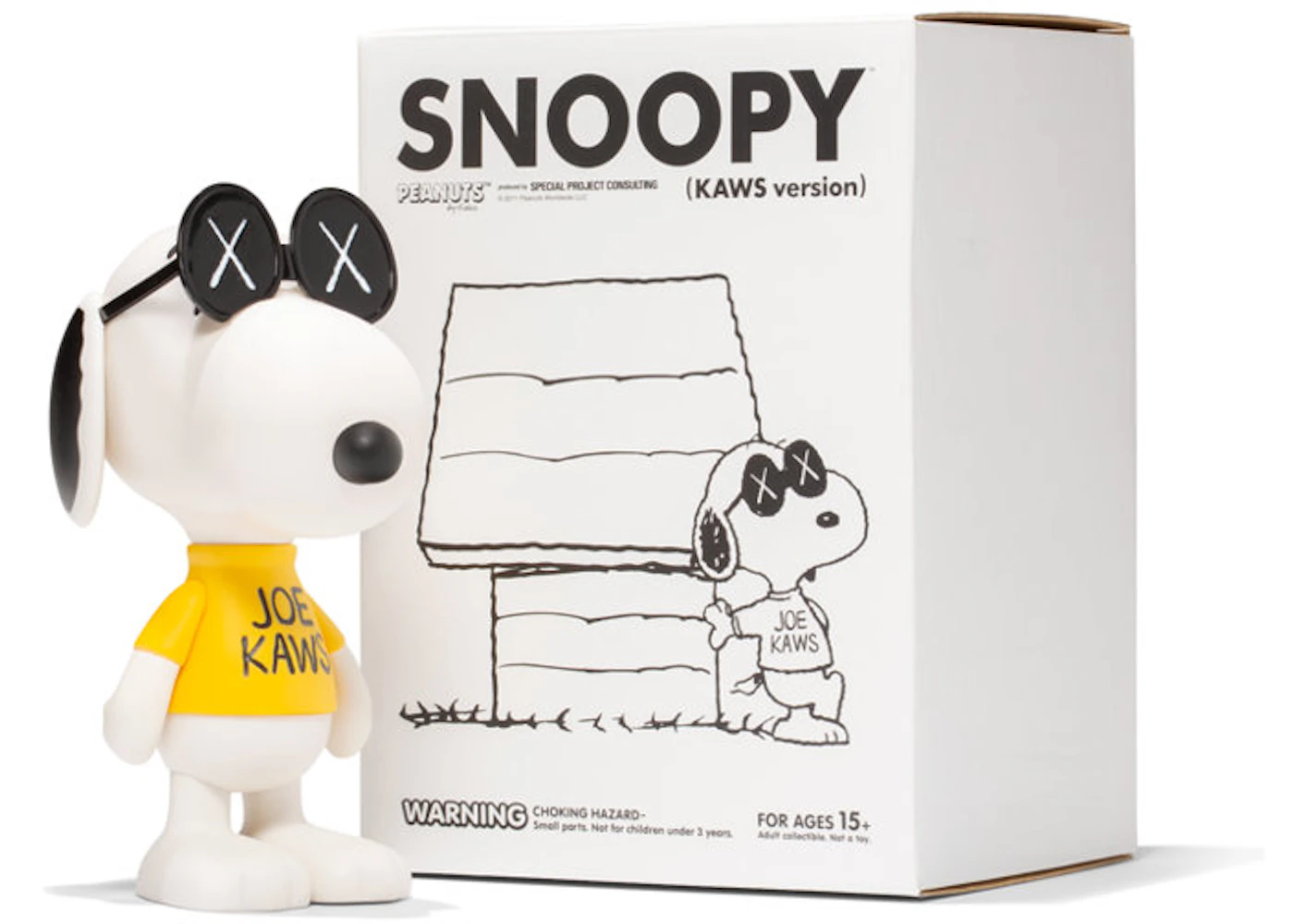 KAWS x Peanuts Joe Snoopy Vinyl Figure White - US