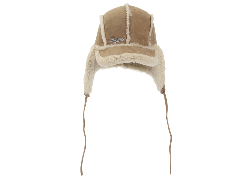 Supreme Shearling Lined Earflap Cap Tan - FW25 - US