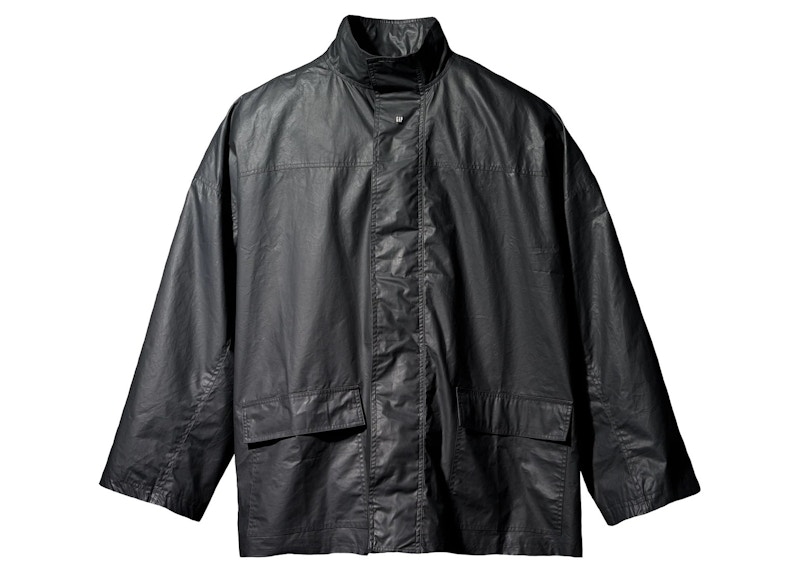 Yeezy Gap Coated Cotton Light Parka Black Men's - SS22 - US