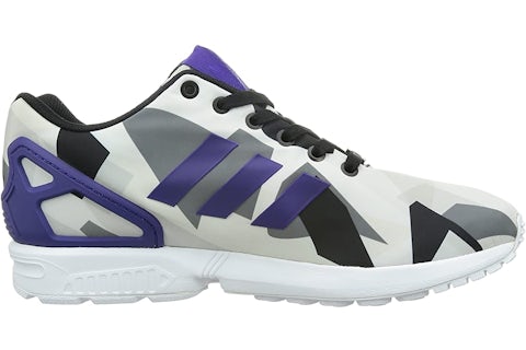 adidas ZX Flux White Purple Black Men's - B34517 - US