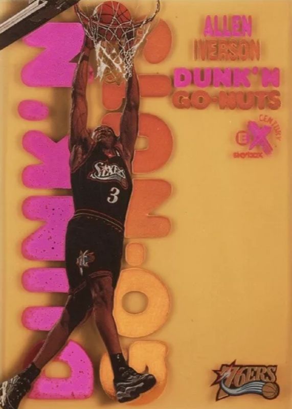 Allen Iverson 1998 Skybox E-X Century #5DG Dunk 'N Go-Nuts Price