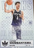 Victor Wembanyama 2023 Court Kings #2 Works in Progress - Violet