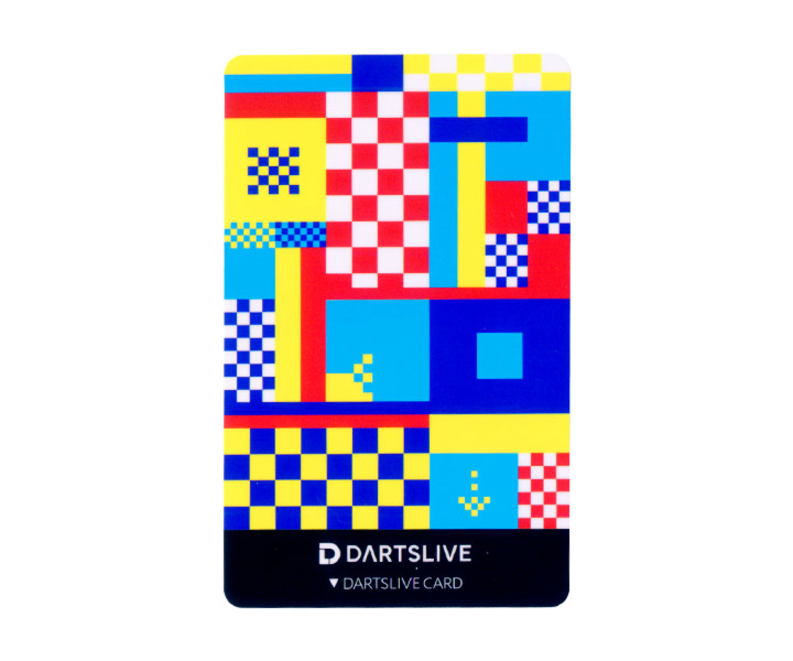 ゲームカード【ダーツライブ】#045 カラフルブロック絵｜ダーツ用品は