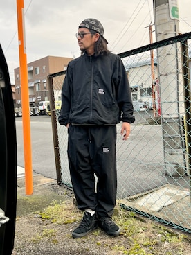 ち*♡様 SUPREME ブラック ナイロンジャケット・パンツセット Nike x