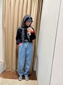 anuke（アンヌーク）の「Waist Tuck Denim（デニムパンツ）」 - WEAR