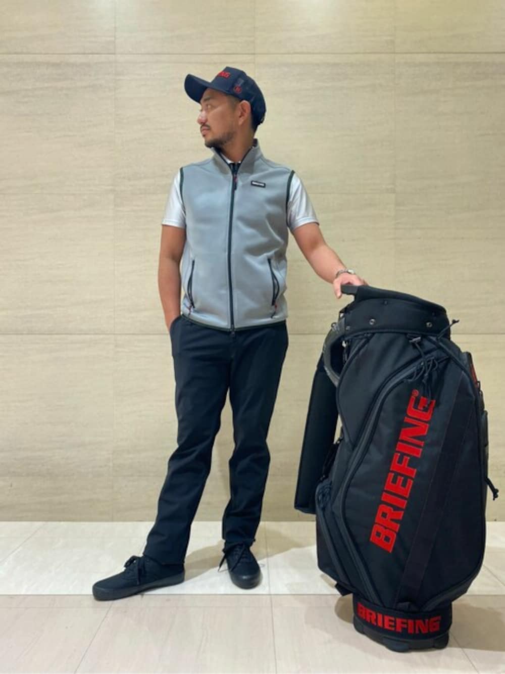 BRIEFING（ブリーフィング）の「【ブリーフィングゴルフ】MENS 3D LOGO