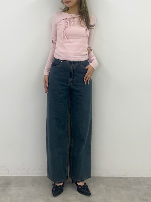 セール】JW STRAIGHT DENIM PT ジャストウエスト ストレート デニム
