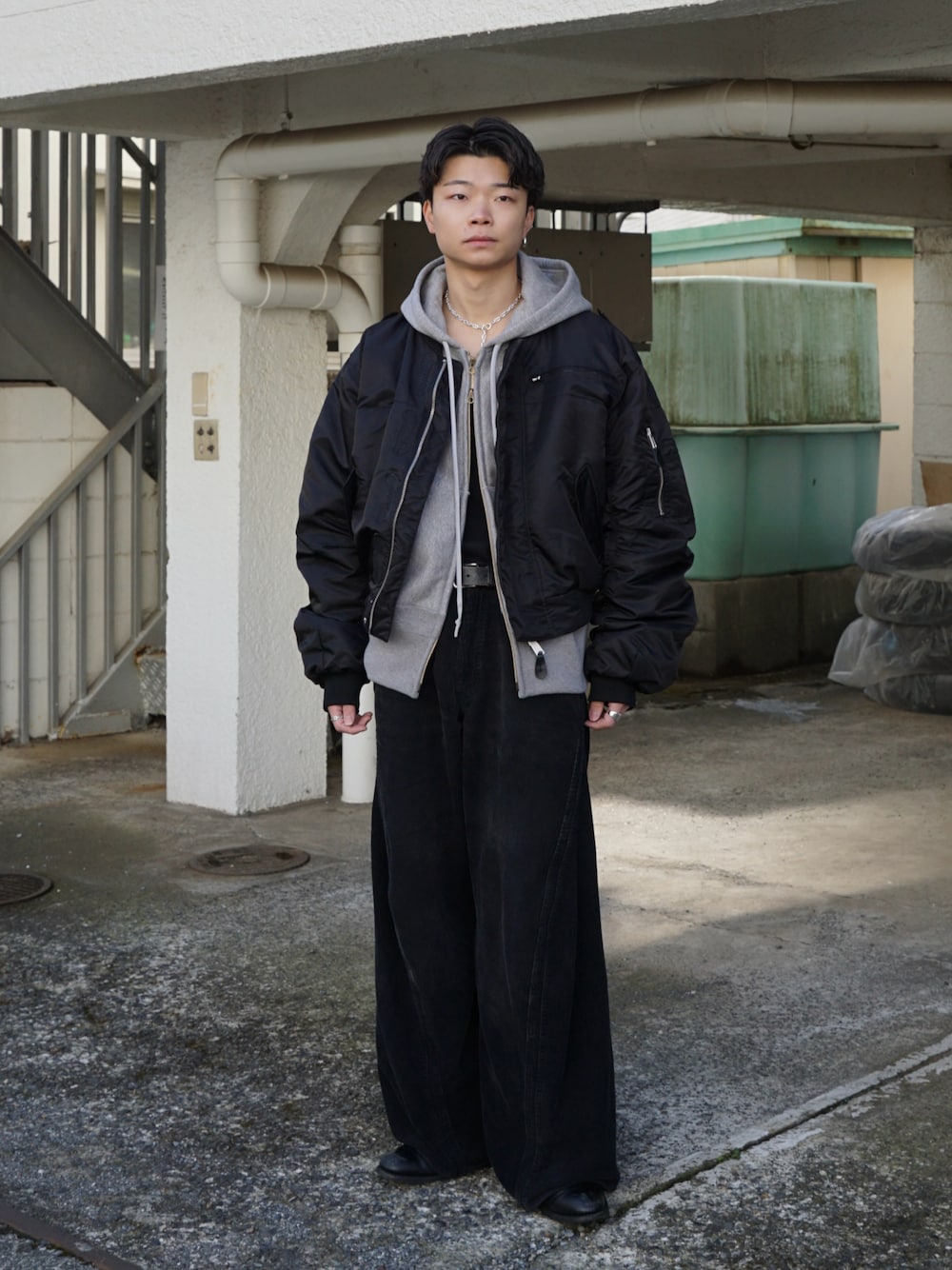 Entire Studios＞ A-2 ボンバー ジャケットを使った人気ファッション