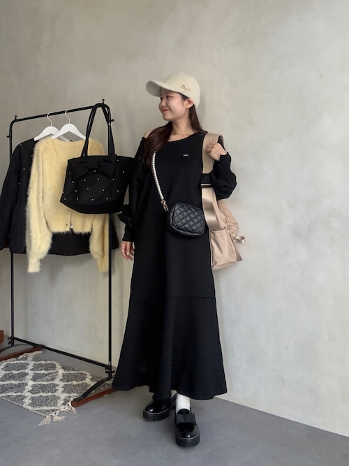 SAPON】撥水リボンナイロンショルダーバッグ（ショルダーバッグ