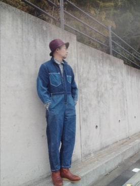 Levi's REDのつなぎ/オールインワンを使った人気ファッション