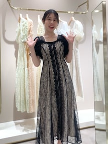 チュールベールレースワンピース｜ダズリン（dazzlin）アウトレット