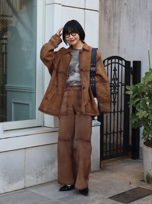 セール】Real Suede Pants/リアルスウェードパンツ□セットアップ対応