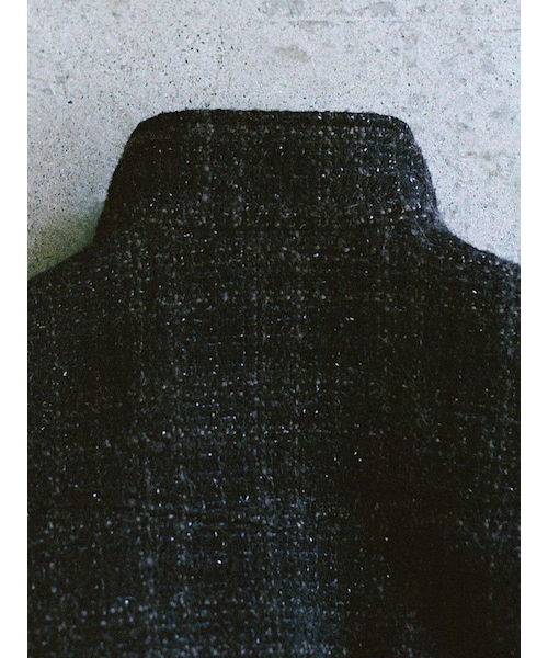 LIDNM（リドム）の「ALPACA SILK TWEED ZIP（ブルゾン）」 - WEAR