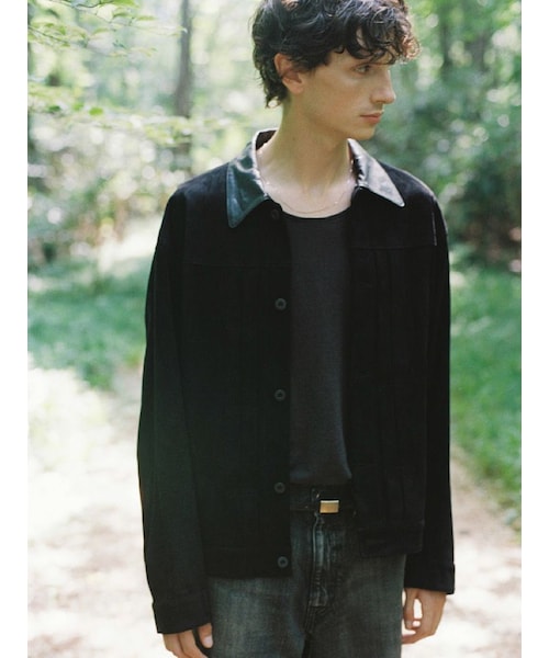 LIDNM（リドム）の「Goat Suede Type 1st JKT（ブルゾン）」 - WEAR