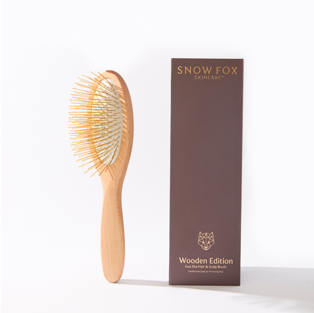プレミアム FOXカッサ ウッド ヘアブラシ | SNOW FOX SKINCARE（スノー