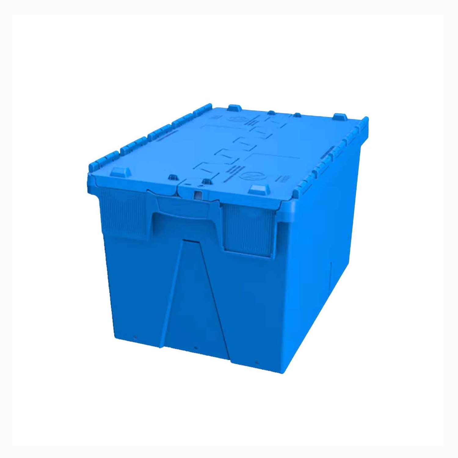 CAIXA ORGANIZADORA ALC 64L AZUL - 600x400x370 mm - ECOBOXES
