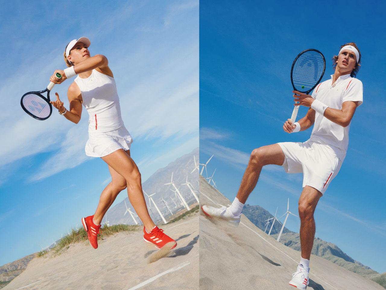 アディダス by ステラ・マッカートニーのテニス新作、メンズラインも