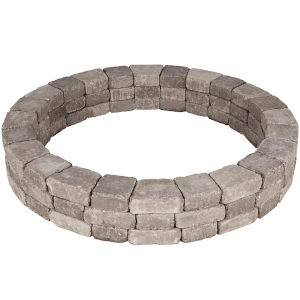 Pavestone Rumblestone 66 in. x 10.5 in. Tree Ring Kit in Greystone