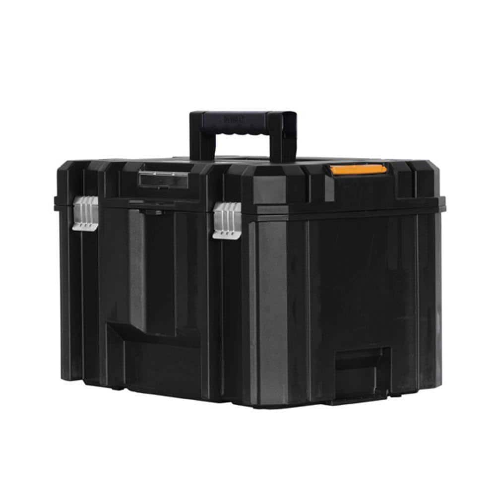 DEWALT TSTAK VI 17 in. Stackable Deep Tool Storage Box DWST17806
