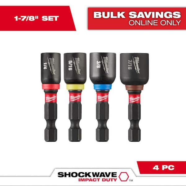 Milwaukee SHOCKWAVE Impact Duty 1-7/8 in. Alloy Steel Magnetic Nut