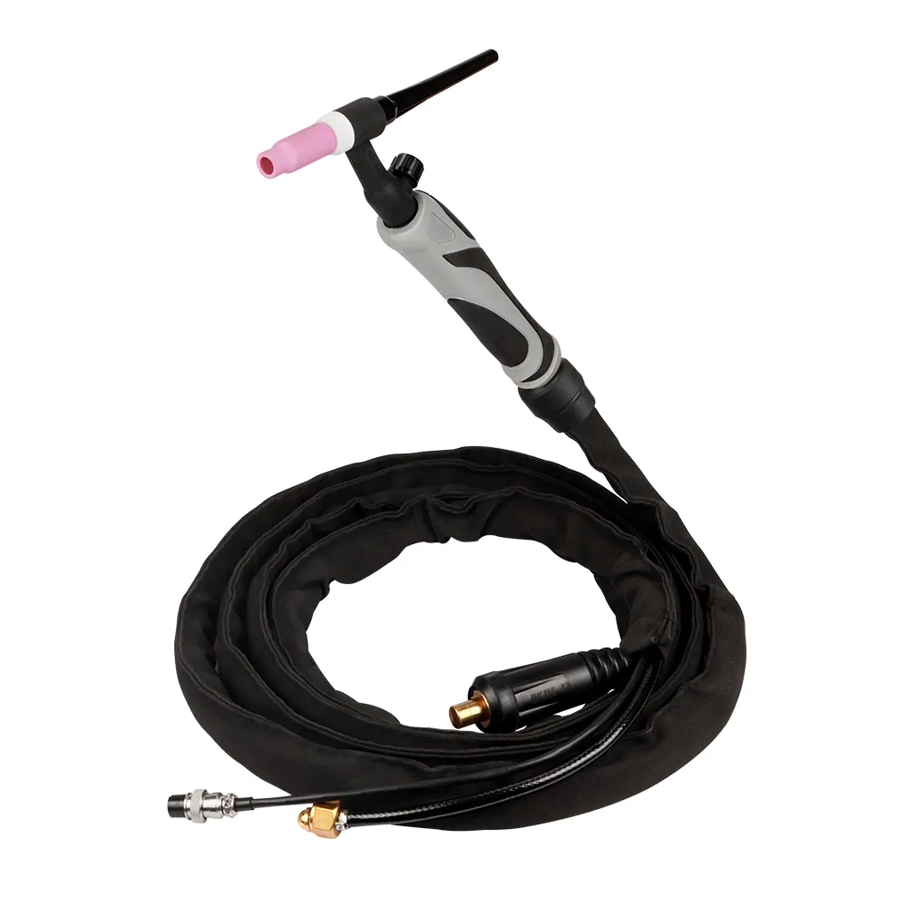 WP17FV TIG Welding Torch Head 3.7 m Air Cooling Flexible Neck Gas