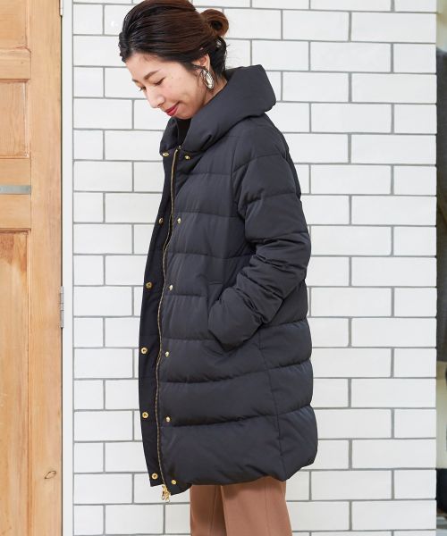 ショールカラーロングダウンコート/le.coeur blanc(ルクールブラン