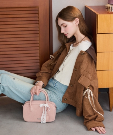 2wayリボンステンカラーブルゾン/MAJESTIC LEGON(マジェスティック