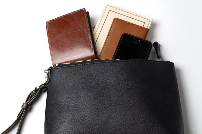 SOMES クラッチ バッグ ジェラード（ブラック）GE-05 [ソメスサドル