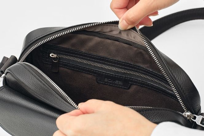 SOMES バッグ ショルダーバッグ S （ブラック） SU-22 [ソメスサドル